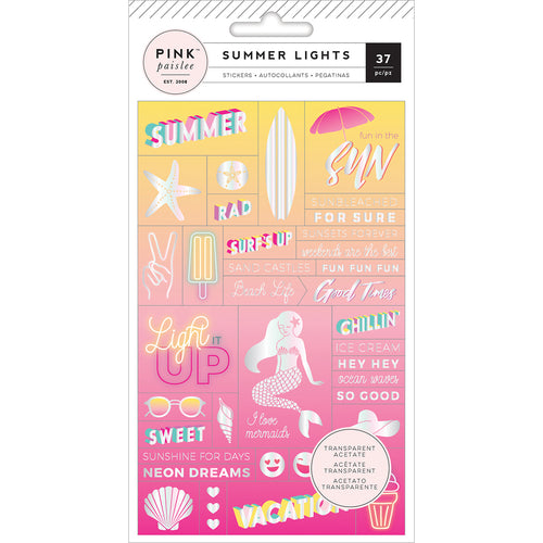 Summer Lights Acetate Stickers