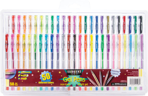 Sargent Art Gel Pen Set 50/Pkg