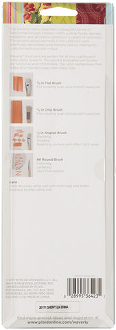 Waverly Brushes Basic Set 4/Pkg