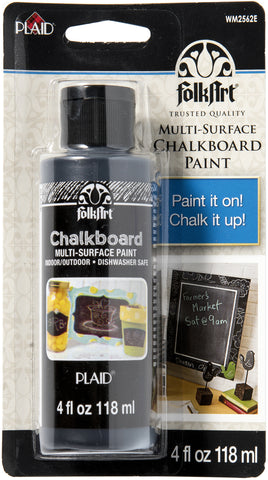 FolkArt Chalkboard Multi-Purpose Paint Carded 4oz