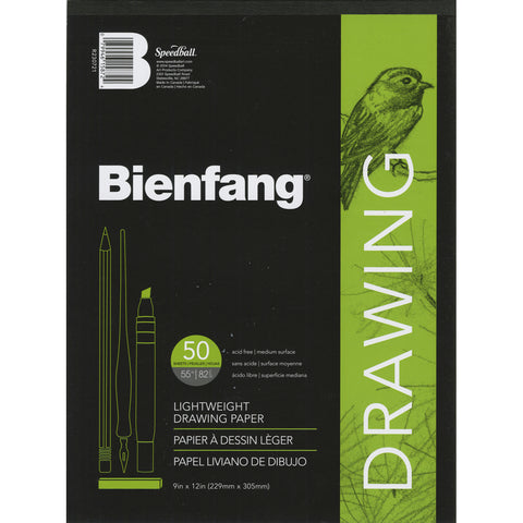 Bienfang Lightweight Drawing Paper Pad 9&quot;X12&quot;