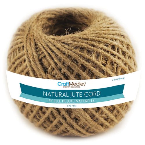 Jute Cord 3ply 80g