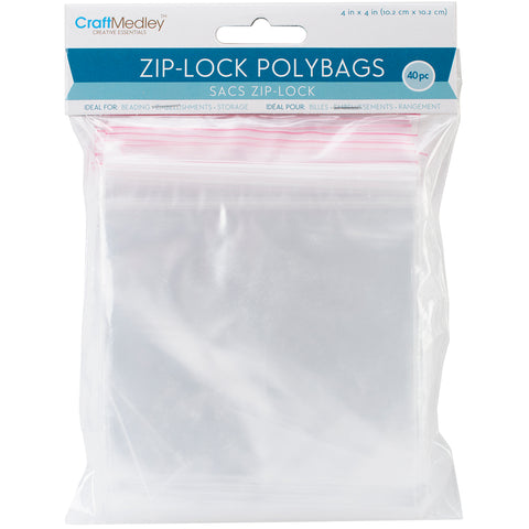 Ziplock Polybags 40/Pkg