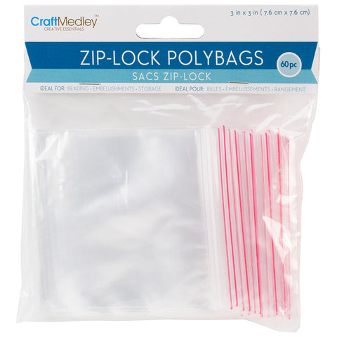 Ziplock Polybags 60/Pkg
