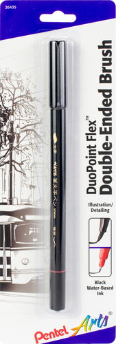 Pentel Arts DuoPoint Flex(TM) Double Ended Brush Pen