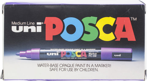 Uni-Paint Posca Paint Marker Pen - 2.5mm Tip 12/Pkg