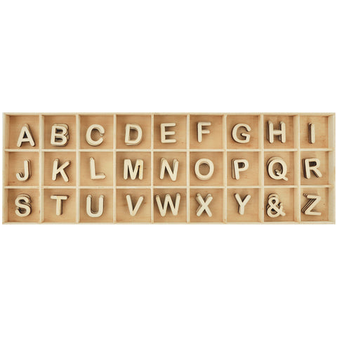 Kaisercraft Lucky Dip Wooden Alphabet Set