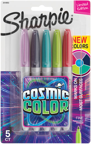 Sharpie Cosmic Color Fine Point Markers 5/Pkg