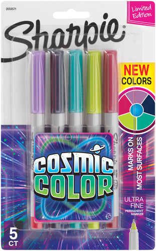 Sharpie Cosmic Color Ultra Fine Point Markers 5/Pkg