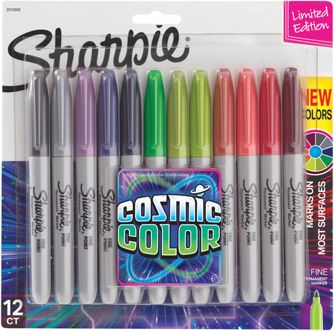 Sharpie Cosmic Color Fine Point Markers 12/Pkg