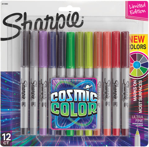 Sharpie Cosmic Color Ultra Fine Point Markers 12/Pkg