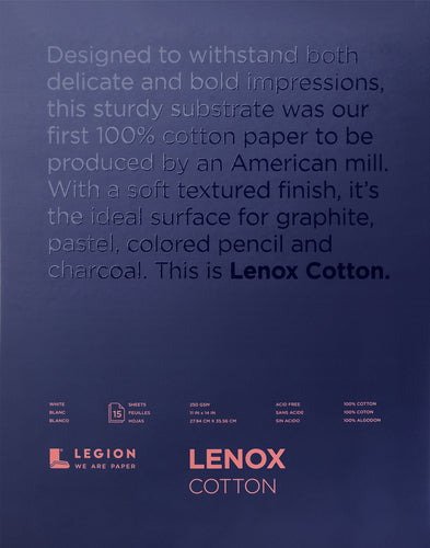 Lenox Paper Pad 11"X14" 15 Sheets/Pkg