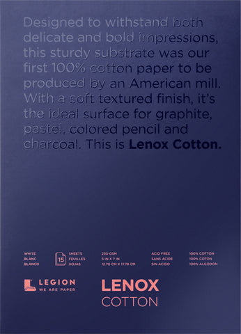 Lenox Paper Pad 5"X7" 15 Sheets/Pkg