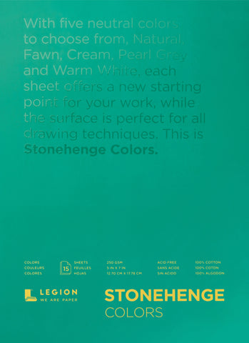 Stonehenge Paper Pad 5"X7" 15 Sheets/Pkg