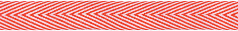 May Arts Twill Chevron Stripe Ribbon 3/4"X30yd