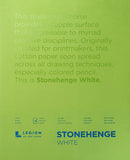 Stonehenge Paper Pad 11"X14" 15 Sheets/Pkg