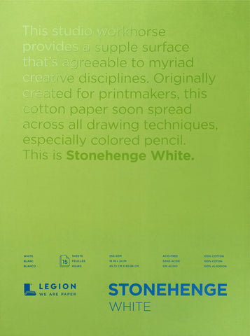 Stonehenge Paper Pad 18"X24" 15 Sheets/Pkg