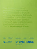 Stonehenge Paper Pad 9"X12" 15 Sheets/Pkg