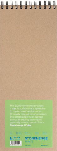 Stonehenge Spiral Paper Pad 6"X15" 32 Sheets/Pkg