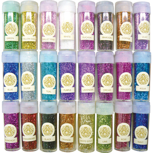 Couture Creations Fine Glitter Collection 24/Pkg