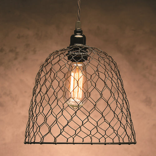 Metal Chickenwire Dome Lampshade 10"X8.25"