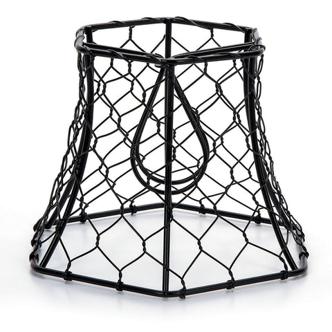 Metal Chickenwire Hexagon Lampshade 5.75"X4"