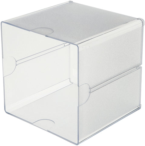 Deflecto Stackable Open Cube Storage Organizer