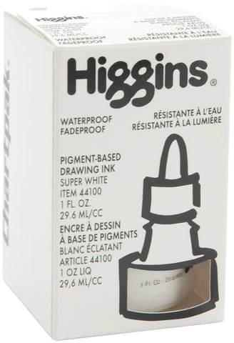Higgins Super White Ink 1oz