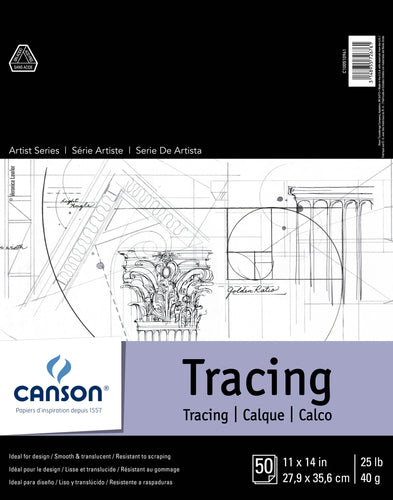 Canson Artist Series Tracing Paper Pad 11&quot;X14&quot;