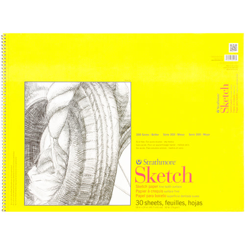 Strathmore Sketch Spiral Paper Pad 18"X24"