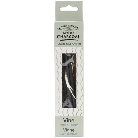 Winsor & Newton Artist Vine Charcoal Sticks 3/Pkg