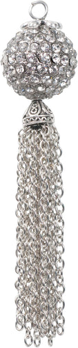 Estrella (TM) Metal Pendant W/Chain Tassel