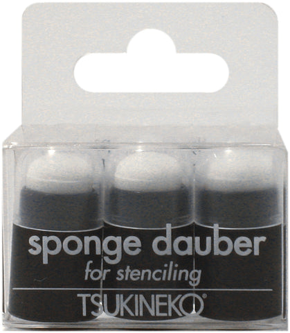 Sponge Daubers W/Caps 3/Pkg