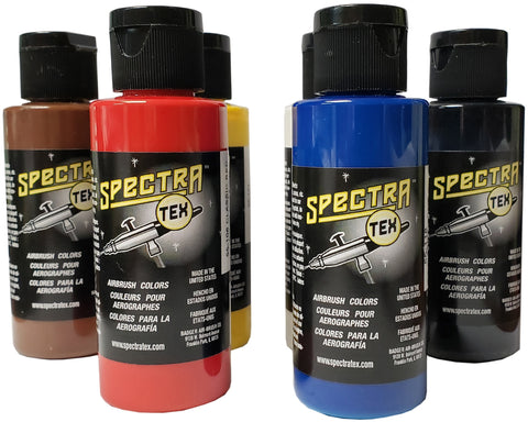 Spectra-Tex Airbrush Colors 2oz 6/Pkg