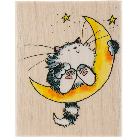 Penny Black Mounted Rubber Stamp 2.5"X3"