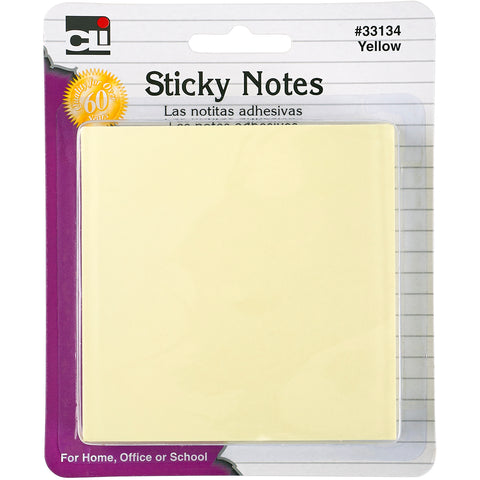 Sticky Notes 3"X3" 4/Pkg