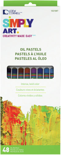Simply Art Oil Pastels 48/Pkg