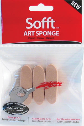 PanPastel Sofft Art Sponges 3/Pkg