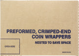 Nested Preformed Coin Wrappers 1,000/Pkg