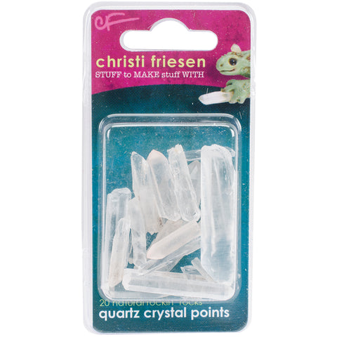 Christi Friesen Quartz Crystal Points 20/Pkg