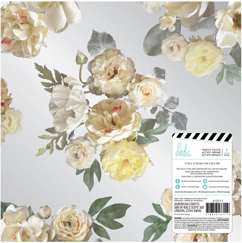 Heidi Swapp Magnolia Jane Acetate 12"X12"