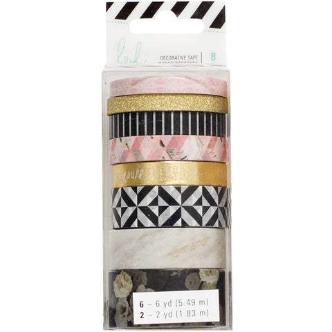 Heidi Swapp Magnolia Jane Washi Tape Rolls 8/Pkg