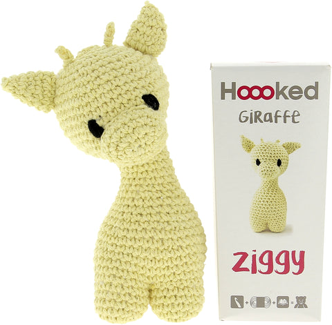Hoooked Ziggy Giraffe Kit W/Eco Barbante Yarn