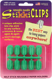 StikkiCLIPS Self-Stick Reusable Paper Holders 10/Pkg
