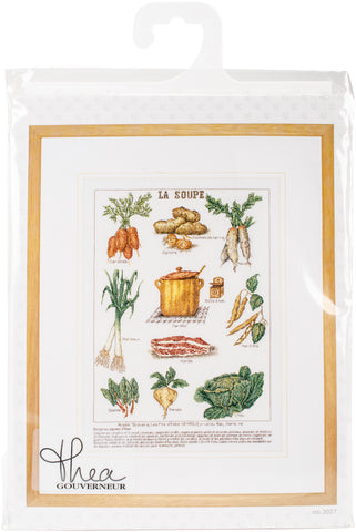 Thea Gouverneur Counted Cross Stitch Kit 14"X19.25"