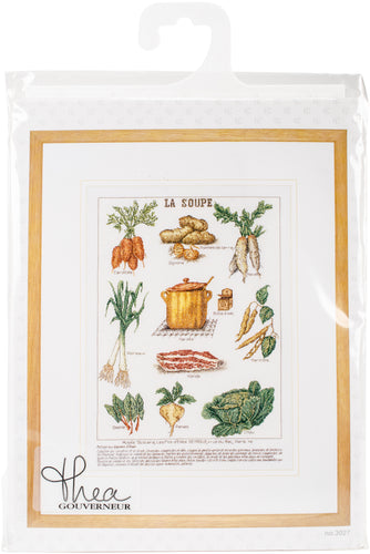 Thea Gouverneur Counted Cross Stitch Kit 14"X19.25"