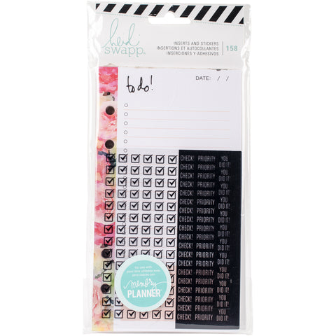 Heidi Swapp Memory Planner Inserts With Stickers