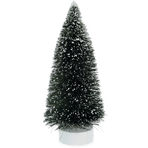 Sisal Bottle Brush Tree W/Snow 3.5"X8"