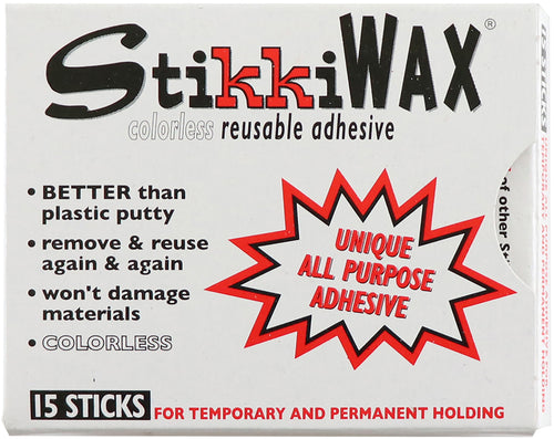 StikkiWAX Reusable Adhesive Sticks 15/Pkg