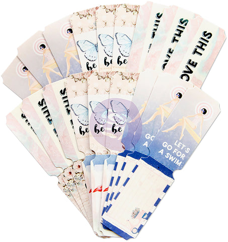 Prima Marketing Santorini Die-Cut Paper Tickets 36/Pkg